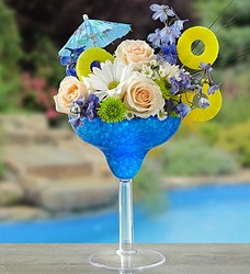 Blue Hawaiian<br> Floral Margarita Davis Floral Clayton Indiana from Davis Floral